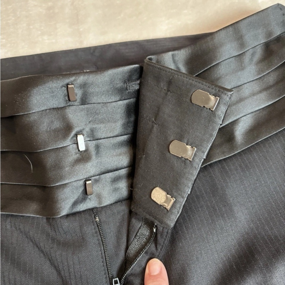 Banana Republic Women’s Black Wide-Leg Pants size 14 - Picture 3 of 9